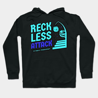 Reckless Attack Podcast Main Logo Full Colors Hoodie